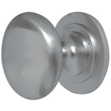 Premium Satin Chrome 50mm Cupboard Knob for Stylish Furniture Decor - Kitchen Cabinet Knob