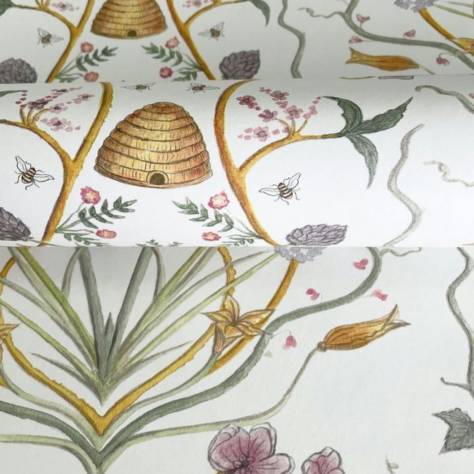 image 1 of The Chateau by Angel Strawbridge Potagerie Wallpaper - Multicoloured - 32.1ft x 21in | Blue
