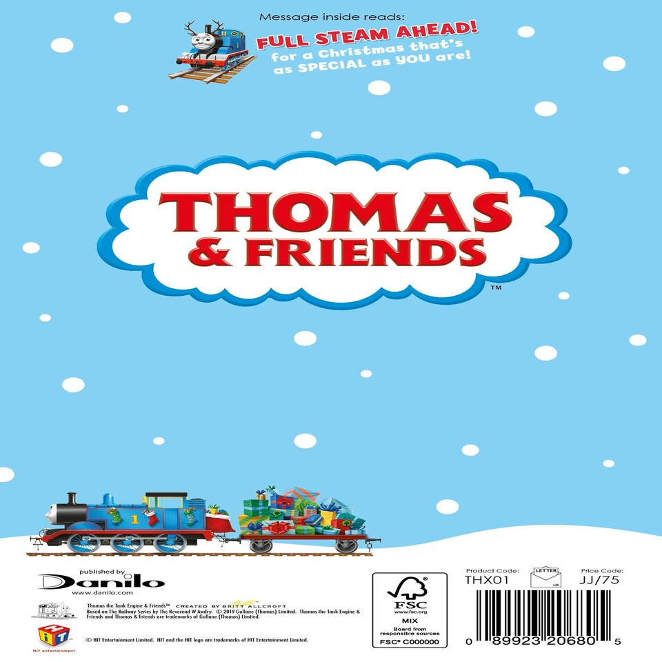 image 1 of Thomas & Friends 'Son' Christmas Card