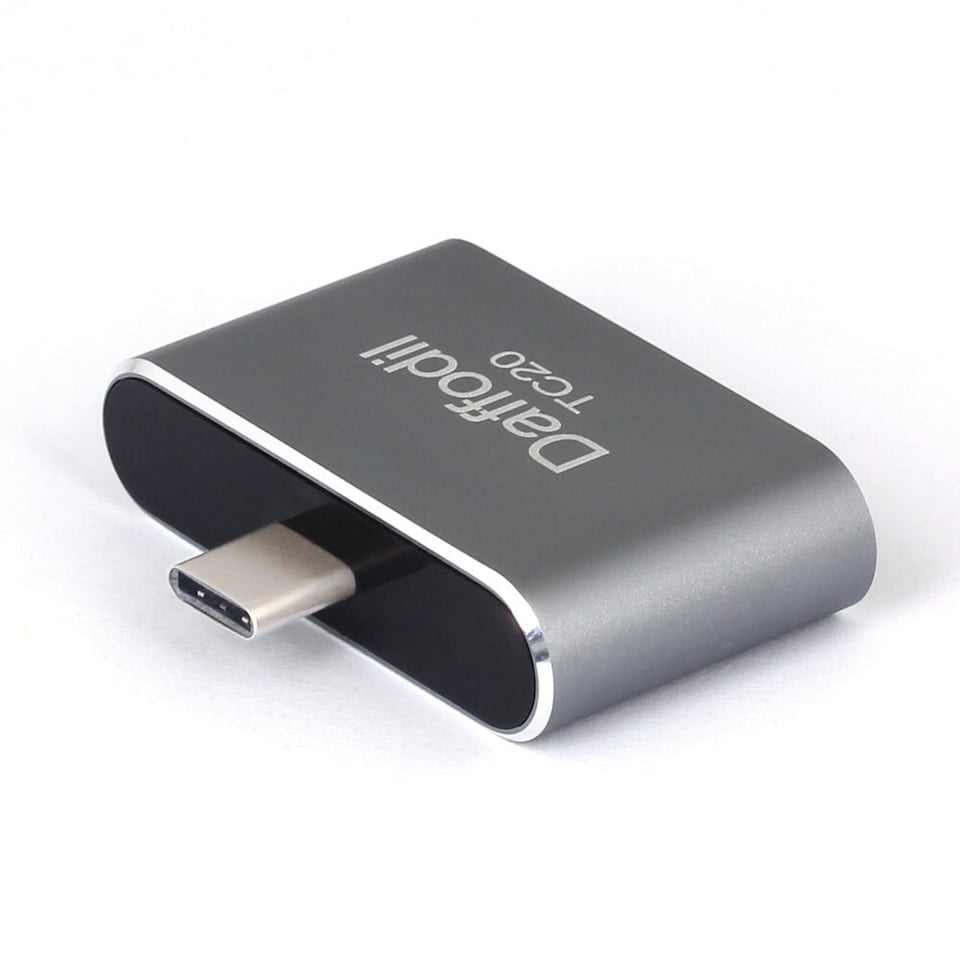 image 1 of USB C to USB A Dual Splitter Adapter For Chromebook, Smartphone, Tablet - Daffodil TC20