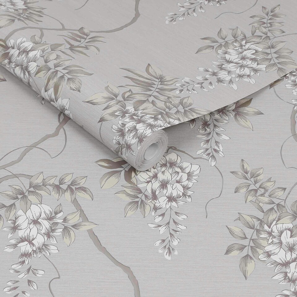 image 1 of Superfresco Easy Wisteria Light Mauve Wallpaper Purple | Purple