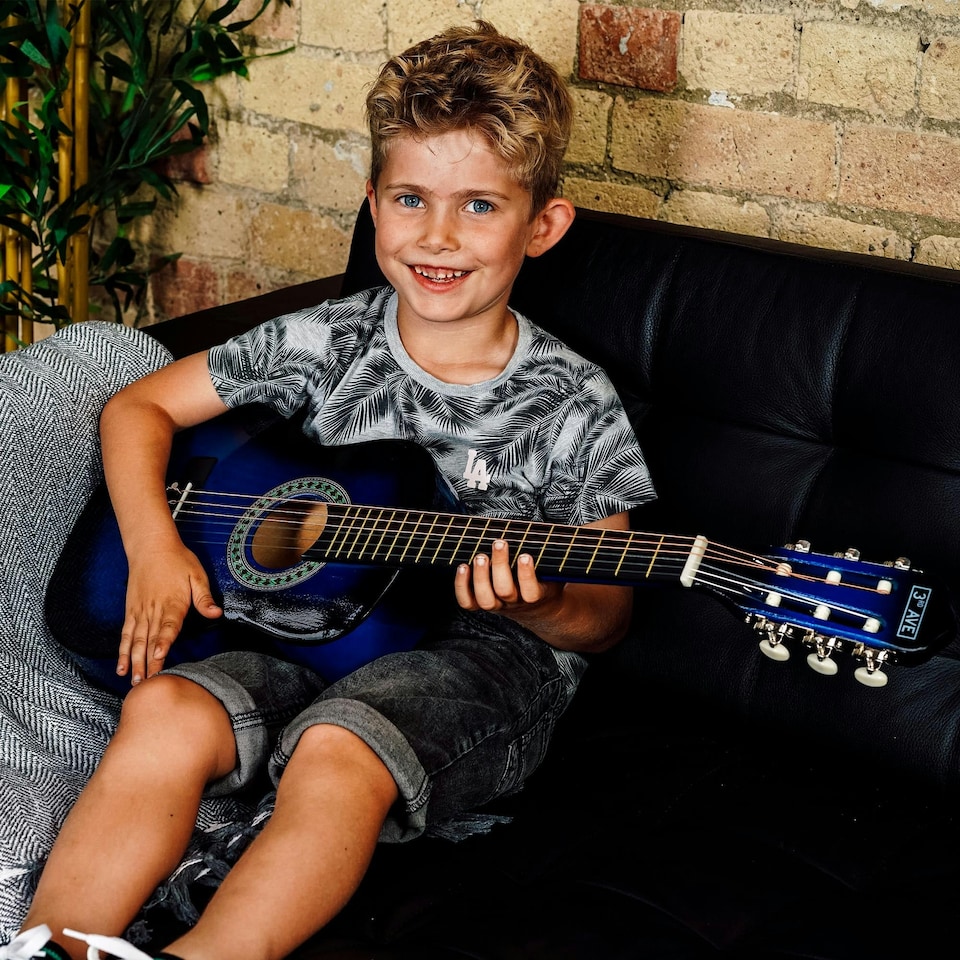 image 1 of 3rd Avenue 1/4 Size Classical Guitar Pack | Brown