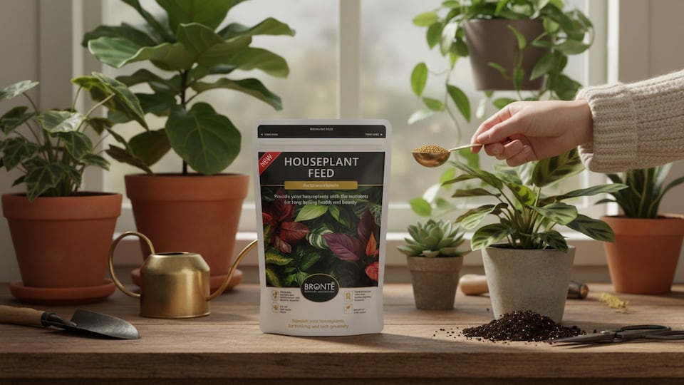 image 1 of Premium Soluble Plant Food for Healthy Indoor Plants and Foliage Includes Precision Measuring Scoop Concentrated Formula