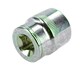 image 3 of 13/16" Imperial 6 Point 3/8" Drive Shallow Socket SAE AF Chrome Vanadium Steel
