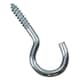 image 3 of Screw Hook Fasteners Hangers Zinc Coated Finish 12mm Dia 40mm length 12pc