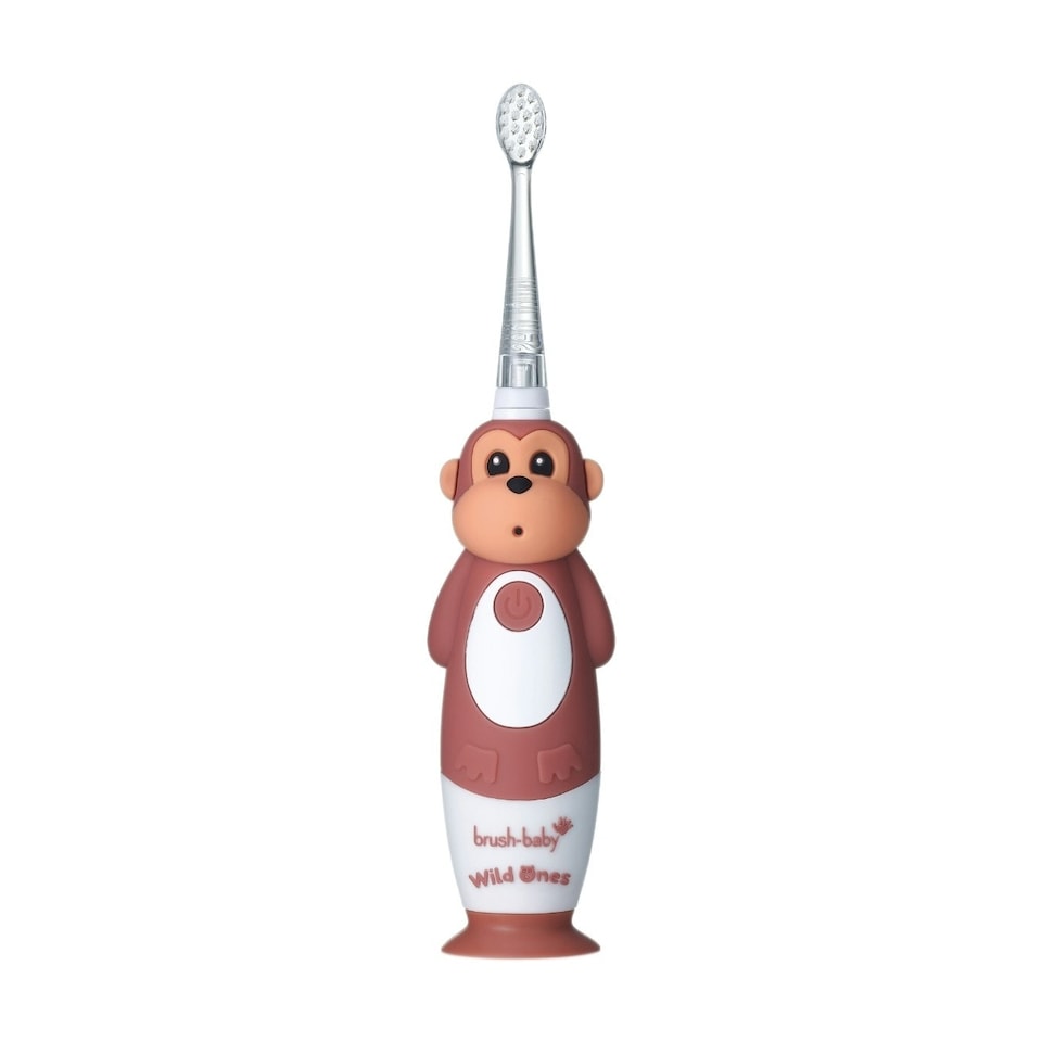 image 1 of Brush Baby WildOnes™ Monkey Kids Electric Rechargeable Toothbrush