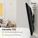 image 5 of Ross Tilt & Turn TV Wall Mount 50-85” 200x200mm to 600x400mm 50kg