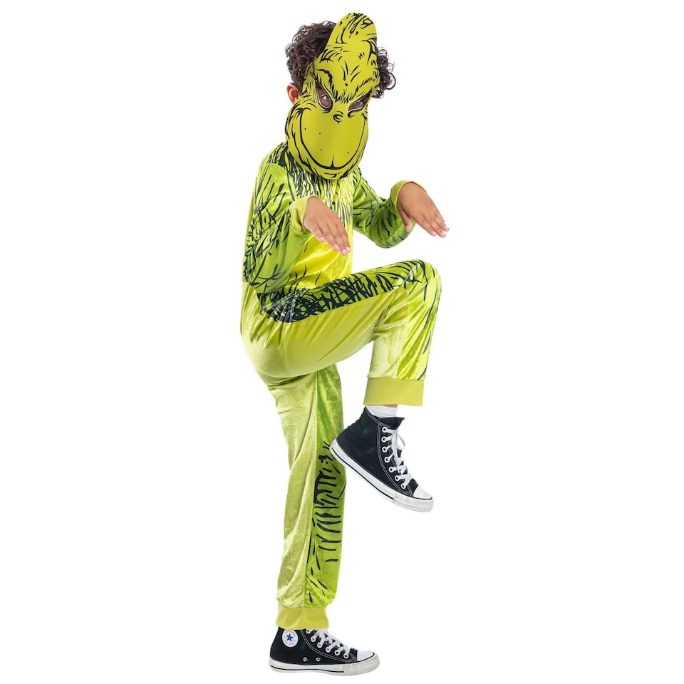 image 1 of The Grinch Childrens/Kids Costume Set | Yellow | Yellow | 4-6 years | 1