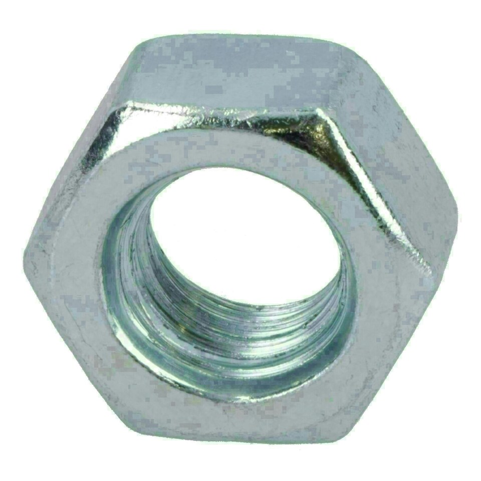 image 1 of M10 x 1.5mm Hex Full Nut Fastener Hexagonal Metric Nuts Grade 8 Zinc Plated 20pk