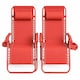 image 4 of Set of 2 Zero Gravity Reclining Foldable Garden Chairs Sun Loungers