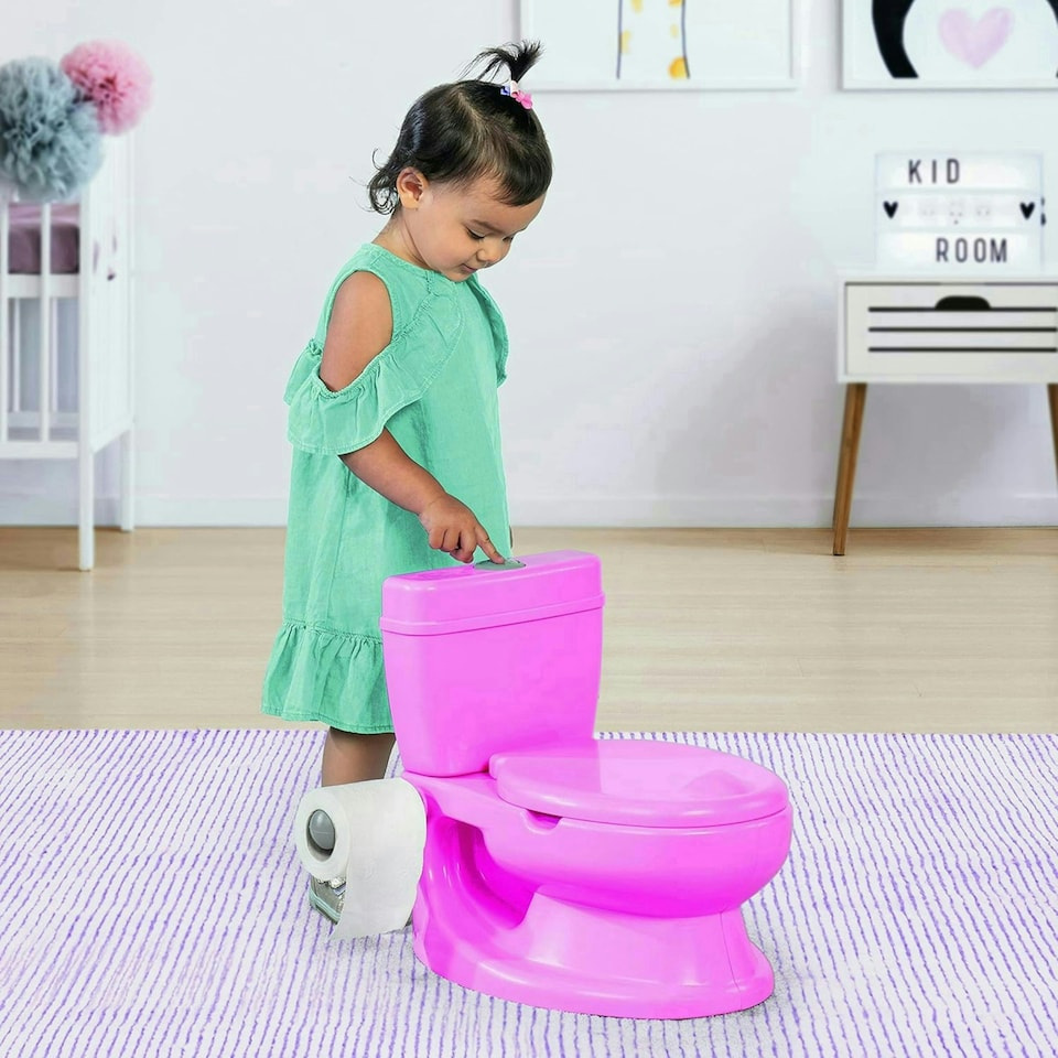 image 1 of Dolu Toddlers Bathroom Training Potty - Pink