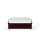 image 2 of Aubergine Chenille No Drawer Divan Base King Size