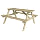 image 1 of Rowlinson Traditional Timber Picnic Table 1.5m Brown