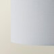 image 4 of ValueLights Reni Small Grey Fabric Pendant Shade Grey