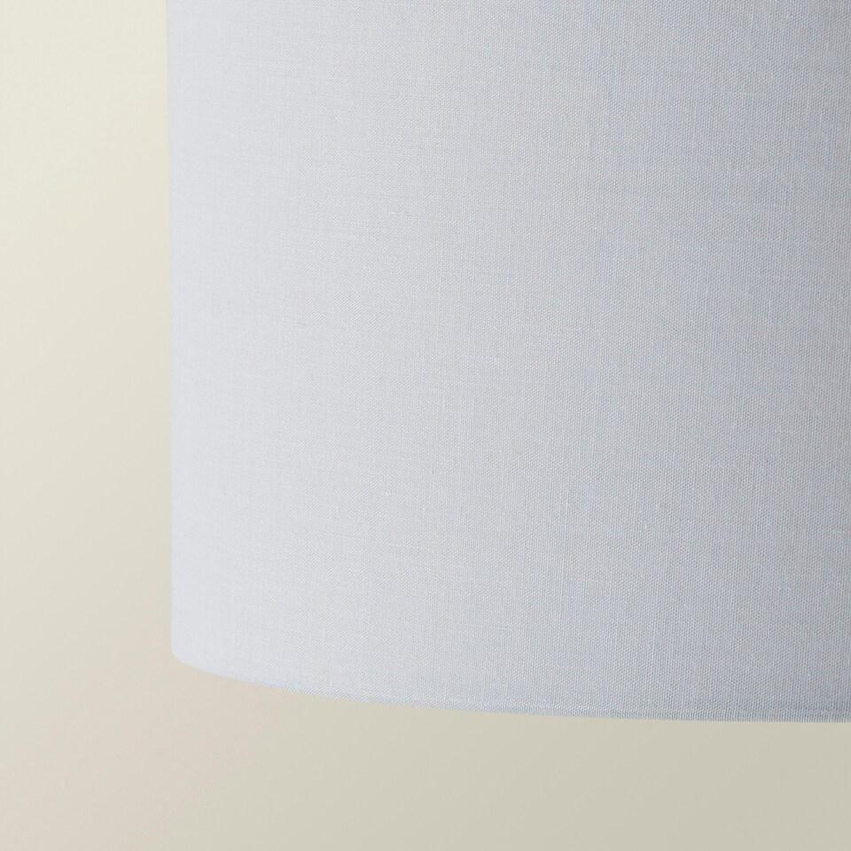 image 1 of ValueLights Reni Small Grey Fabric Pendant Shade Grey