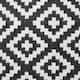 image 3 of Charles Bentley Diamond Pattern Lightweight Waterproof Indoor/Patio Large Rug