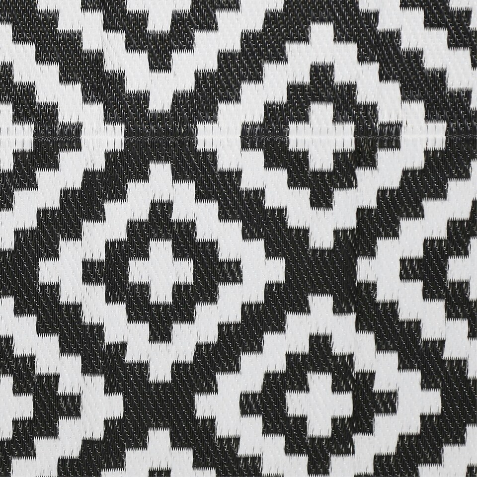image 1 of Charles Bentley Diamond Pattern Lightweight Waterproof Indoor/Patio Large Rug