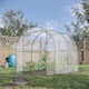 image 2 of Outsunny Walk In Polytunnel Greenhouse w Roll Up Door PVC Cover, 2.5 x 2m