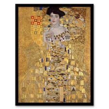 Gustav Klimt Framed Wall Art Print Portrait of Adele Bloch Bauer I Home Décor