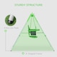 image 6 of Outsunny Nursery Swing with Safety Seat Belt, Support Back for Indoor Outdoor