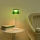 image 4 of Auraglow Rechargeable Cordless LED Table Lamp - CAPRI | Blue | White/Blue
