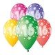 image 1 of Assorted Colour Cosmic Stars Age 16 Latex Balloons 33cm / 13 in - Pack of 6