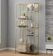 image 5 of 6-Tier Glass Bookshelf – Tall Display Bookcase & Plant Stand, Tempered Glass Shelves,