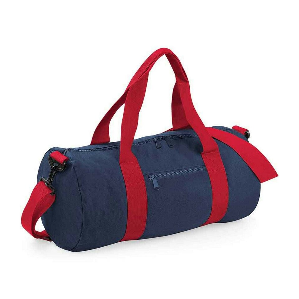 Bagbase Original Duffle Bag - French Navy/Classic Red - One Size