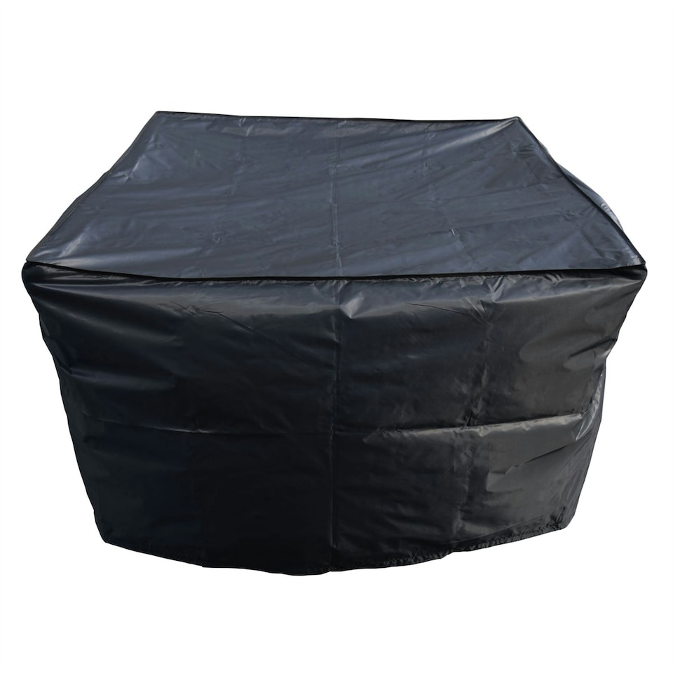 image 1 of KCT 126 x 126 x 74cm Square Garden Furniture Cover Black