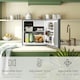 image 5 of HOMCOM 46L Counter Top Fridge Mini Fridge with Lock Chiller Box Grey