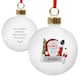 image 6 of Personalised Santa Claus Bauble