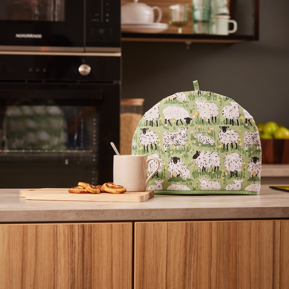 image 1 of Ulster Weavers Woolly Sheep Tea Cosy Green