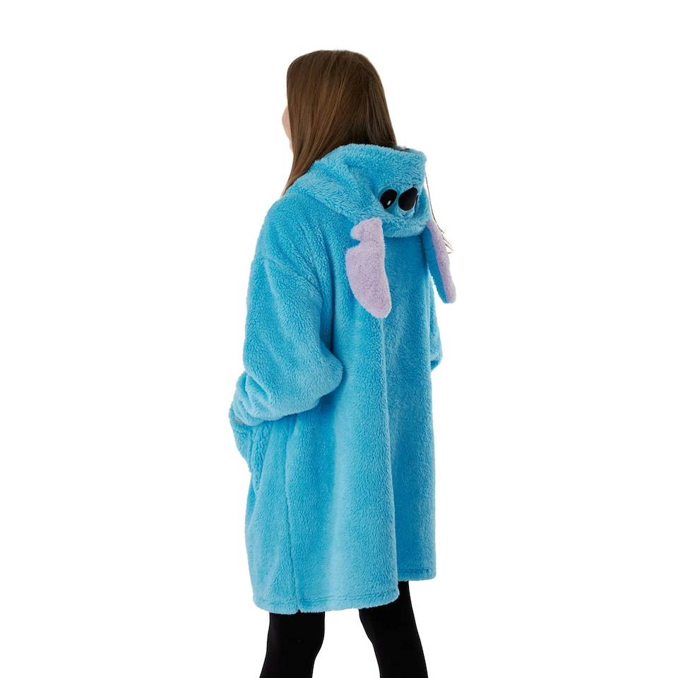 image 1 of Lilo & Stitch Girls Hoodie Blanket - Blue - 9-13 Years