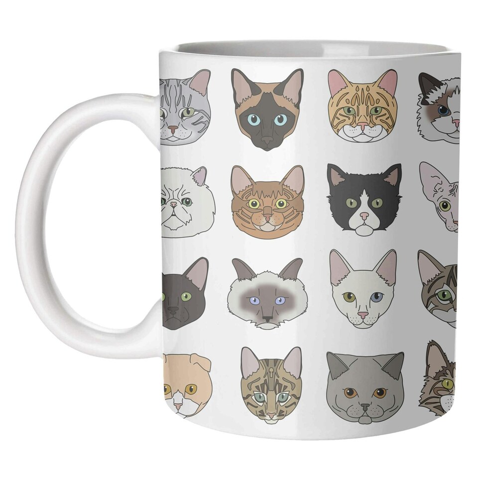ArtWow Kitty & Rex "Cats" Mug | Multi | 1