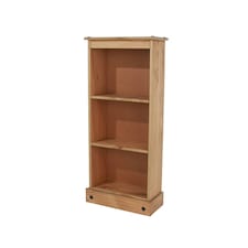 Core Products Corona, Low Narrow Bookcase H103.6cm x W46cm x L20cm Brown