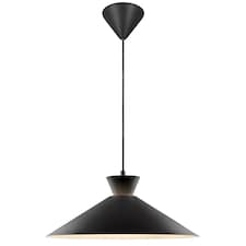 Nordlux Dial Indoor Pendant Light Black Metal E27 Retro - Mains Powered, IP20
