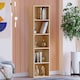 image 7 of Vida Designs Oxford 5 Tier Cube Bookcase Display Storage, Oak