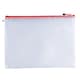 image 1 of Pack of 12 A4 Red Zip Strong Mesh Bags - Tough Waterproof Storage