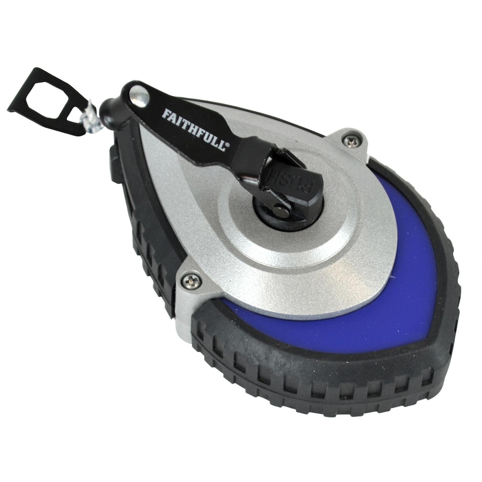 image 1 of Faithfull Aluminium Chalk Line 30m | Multi | Multi Colour | One Size | 1