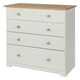image 1 of Core Products Colorado, 4 Drawer Chest H80.2cm x W80cm x D38cm White