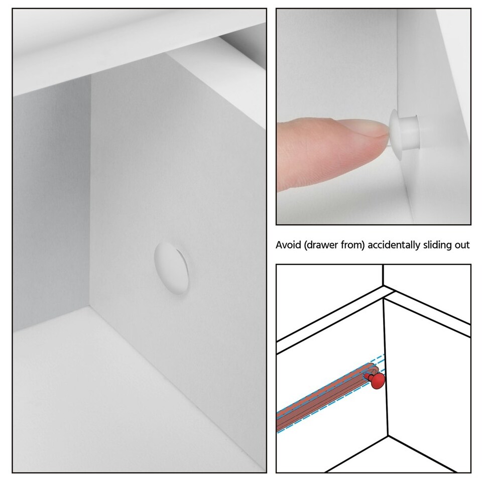 image 1 of Yaheetech Bedside Table  with Drawer