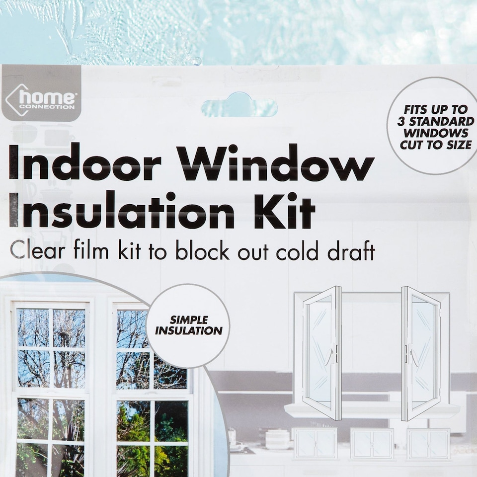 image 1 of PMS Weather Shield Window Insulation Kit - Clear Heat-Shrink Film, One Size