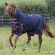 image 1 of Gallop Equestrian Trojan 50 Combo Turnout Pink | Size: 7ft 0
Colour: Navy/Pink