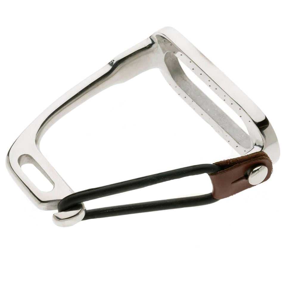 Lorina Peacock Safety Irons (Pair) - Silver - 4.75in