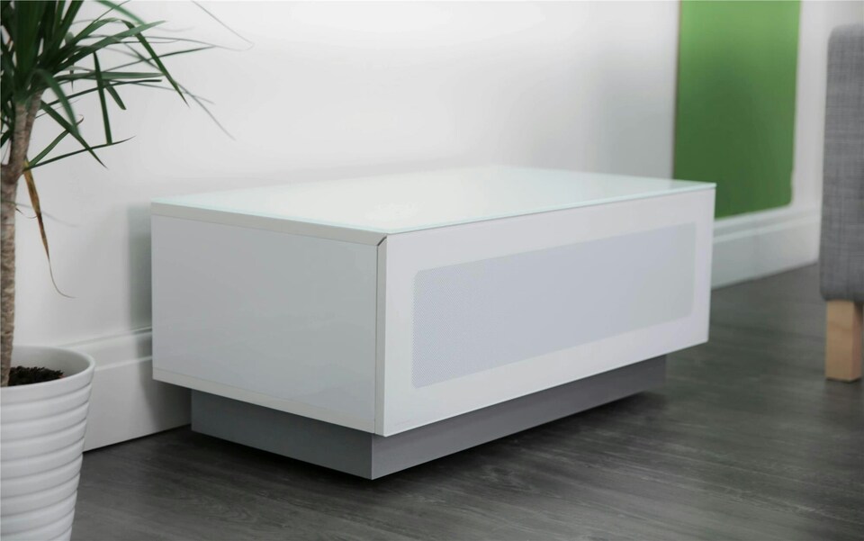 image 1 of Alphason TV-Stand with 1 Flap White, 850mm | White | White | One Size | 148