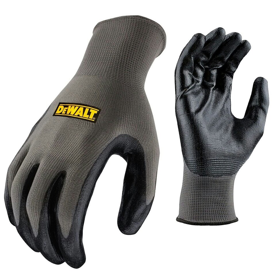 Nitrile Nylon Gloves - Large - DEWDPG66L N/A