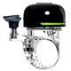 image 3 of AWE AWEBright LED Light Black Bike Bell