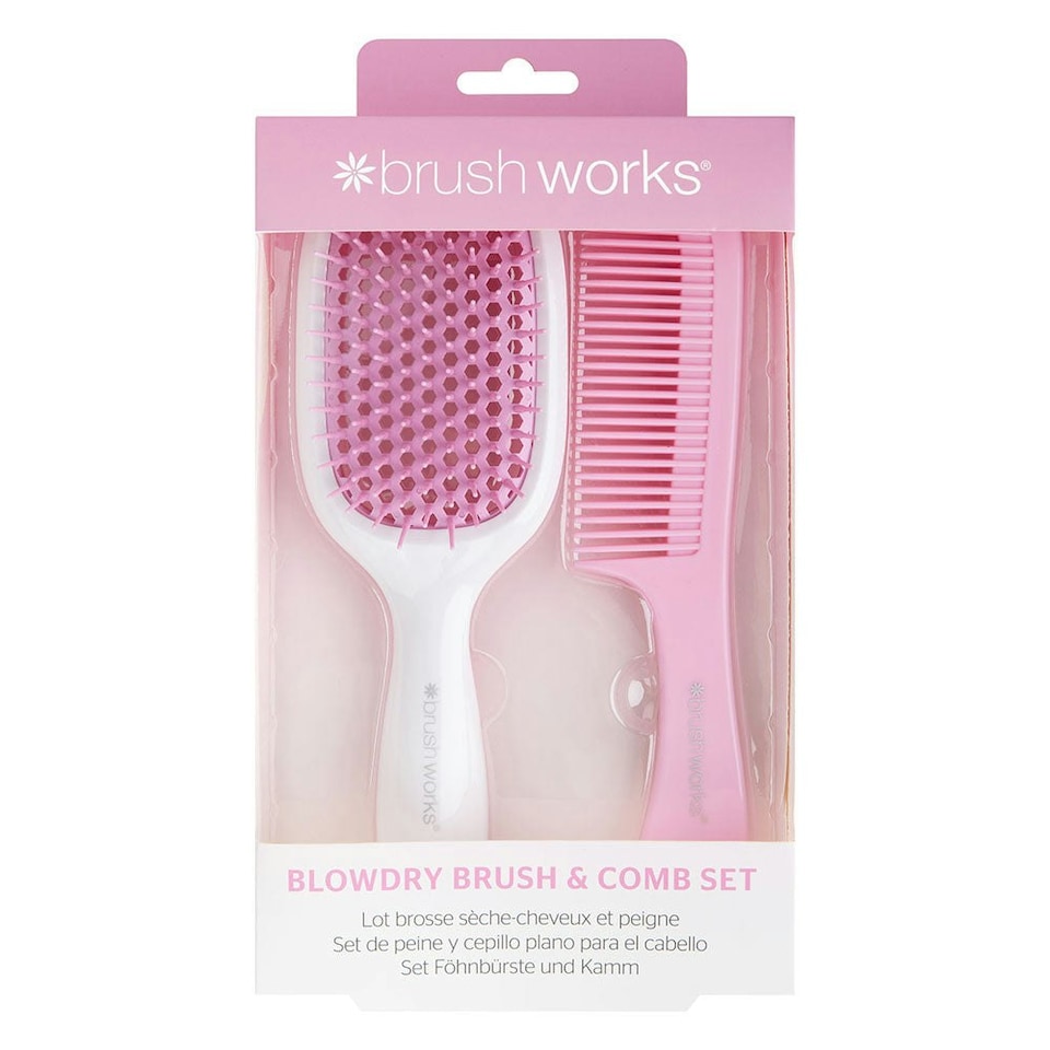 image 1 of Brushworks Blowdry Brush and Comb