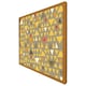 image 4 of Yellow geometric triangles (Picutre Frame) Brown | XS