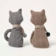 image 3 of Homescapes Cat Door Stop - Set of 2 - Animal Door Stops